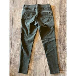 Democracy Ab‎ Technology Pants size 2 Womens Skinny Olive Green Stretch Jeans